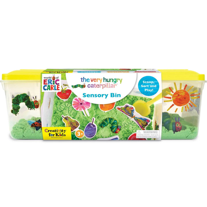 Creativity for Kids Sensory Bin (The Very Hungry Caterpillar)