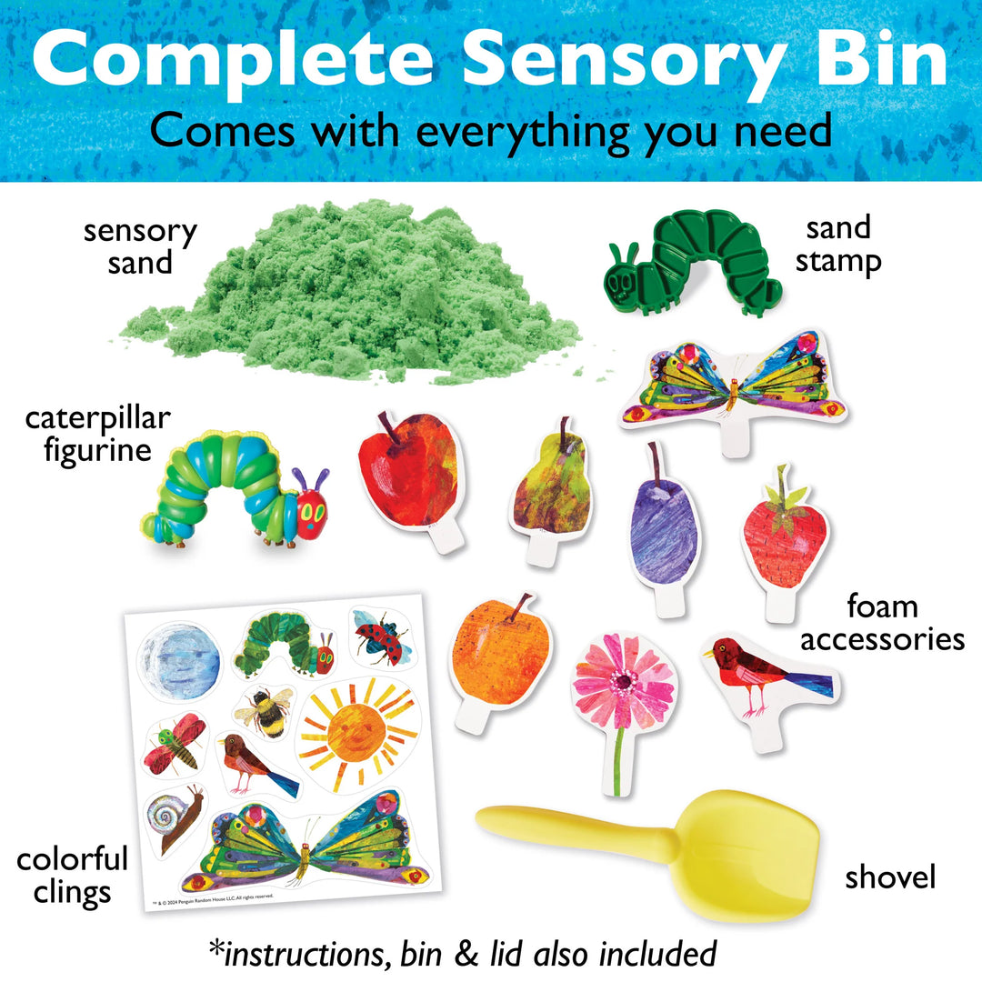 Creativity for Kids Sensory Bin (The Very Hungry Caterpillar)