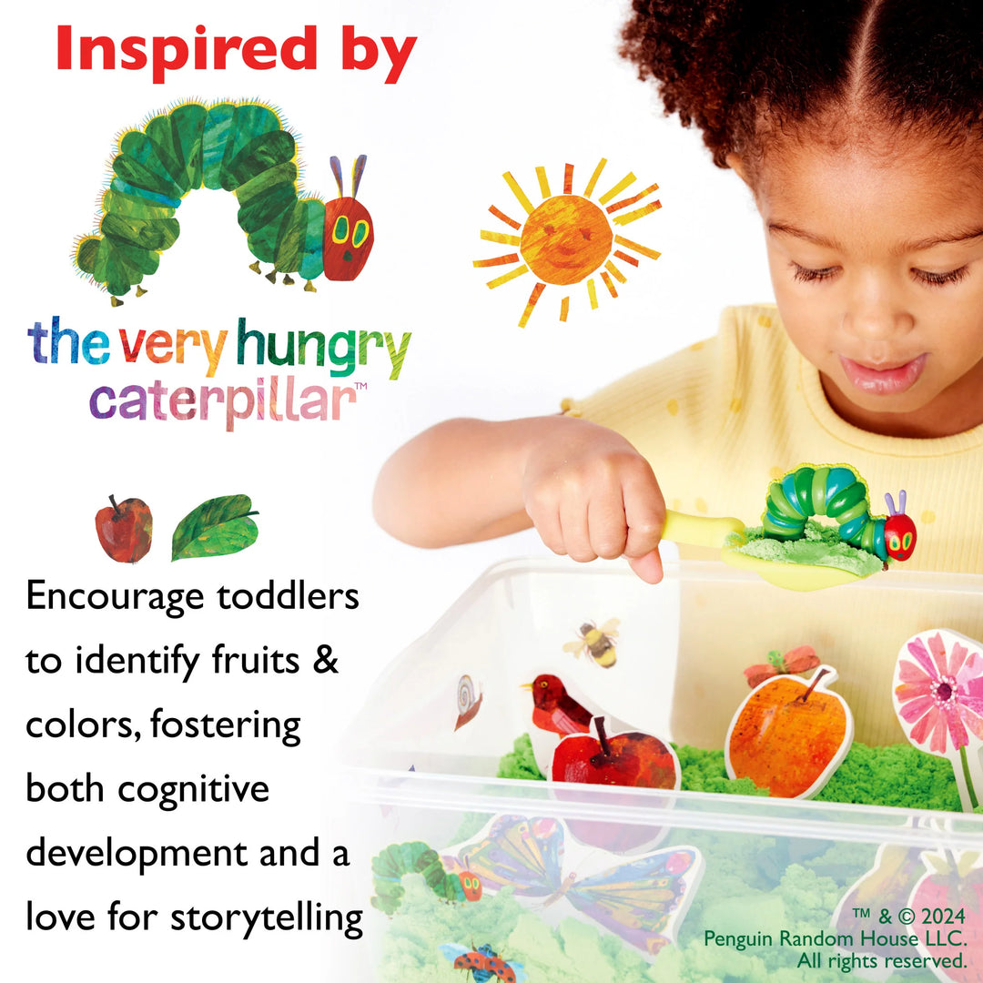 Creativity for Kids Sensory Bin (The Very Hungry Caterpillar)