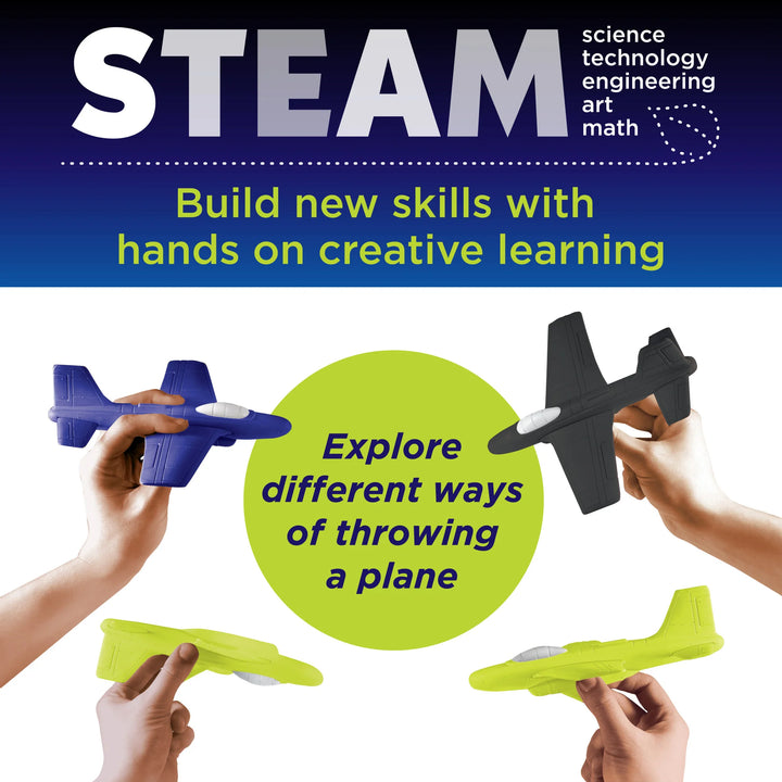 Creativity for Kids Stunt Squadron Glow-In-The-Dark Foam Fliers