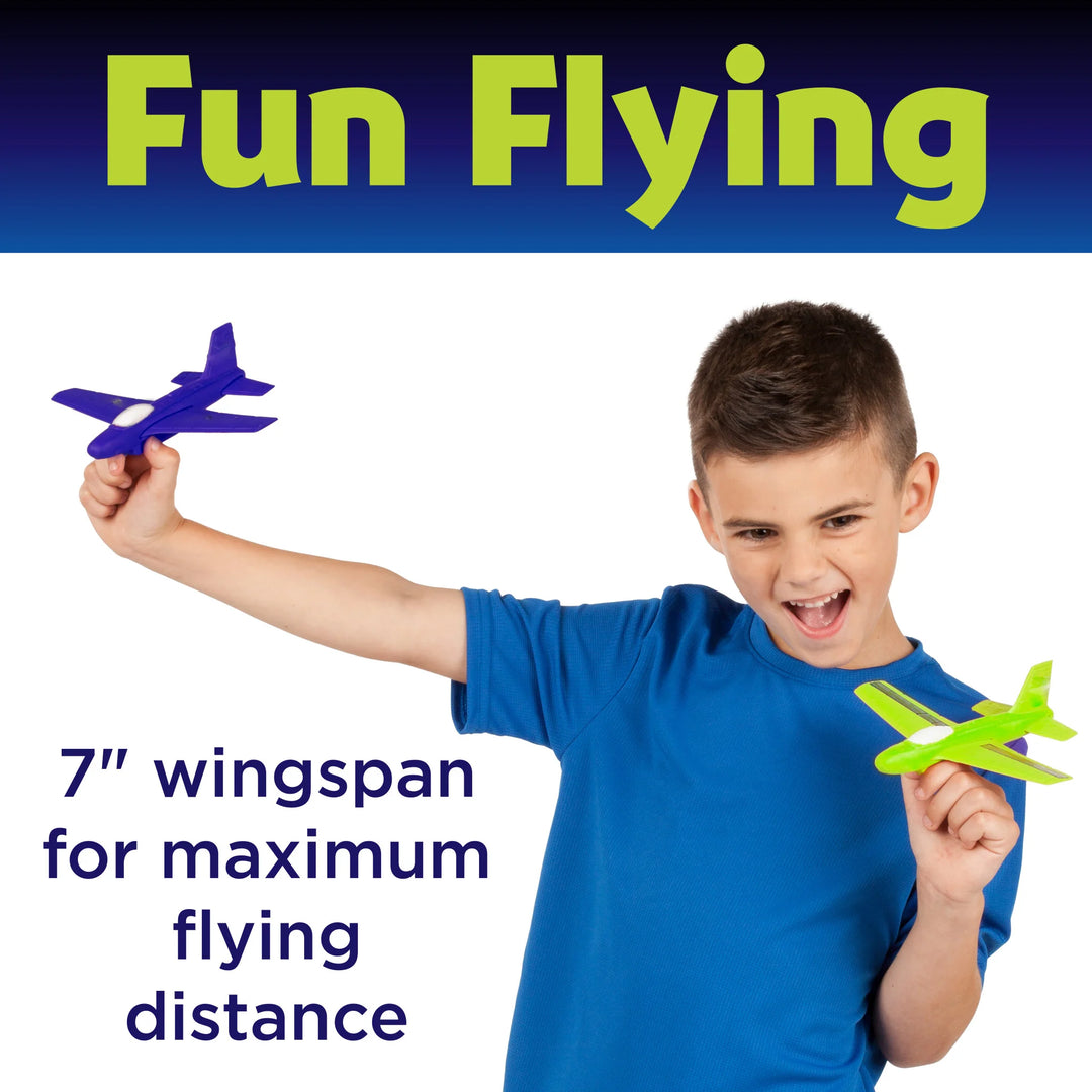 Creativity for Kids Stunt Squadron Glow-In-The-Dark Foam Fliers
