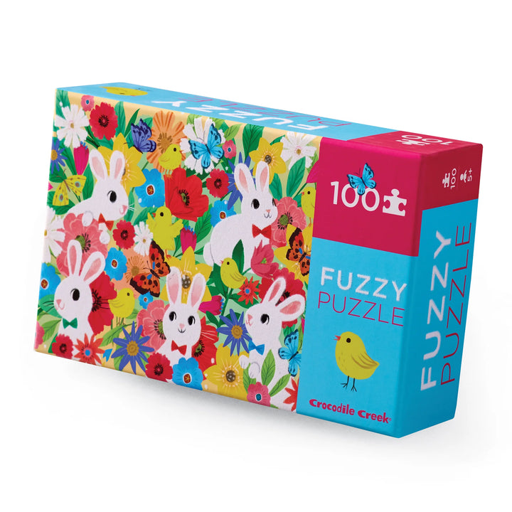 Crocodile Creek 100-Piece Fuzzy Puzzle (Bunny)