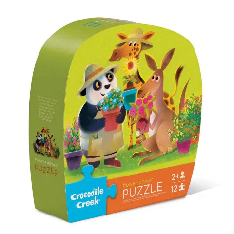 Crocodile Creek 12-Piece Mini Puzzle (Flower Power)