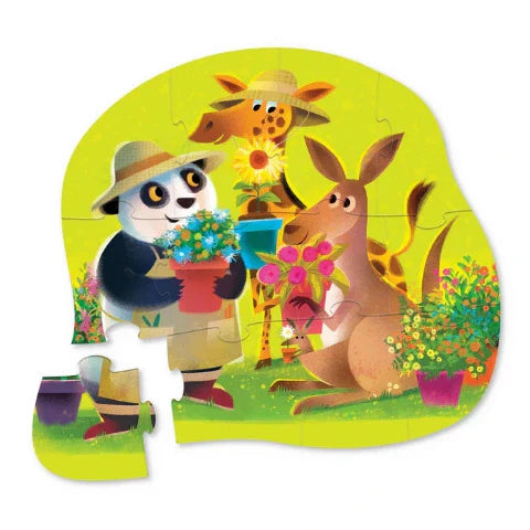 Crocodile Creek 12-Piece Mini Puzzle (Flower Power)