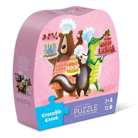 Crocodile Creek 12-Piece Mini Puzzle (Sweet Treats)
