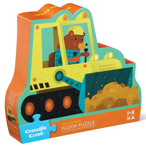 Crocodile Creek 36-Piece Floor Puzzle (Busy Builders)