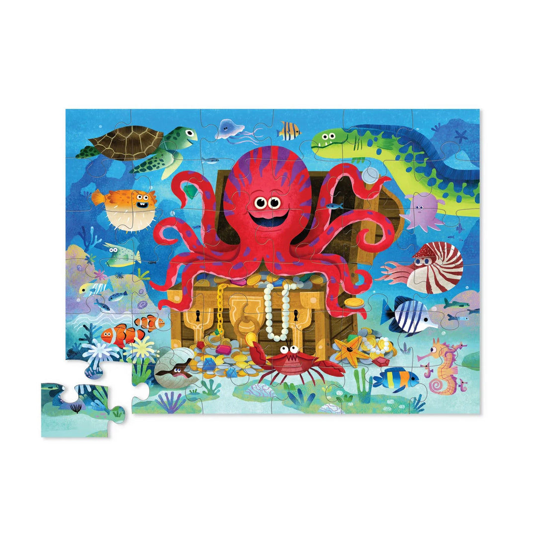 Crocodile Creek 36-Piece Floor Puzzle (Octopus Treasure)