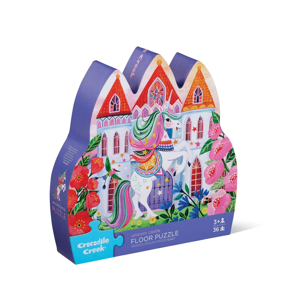 Crocodile Creek 36-Piece Floor Puzzle (Unicorn Castle) - babyandme