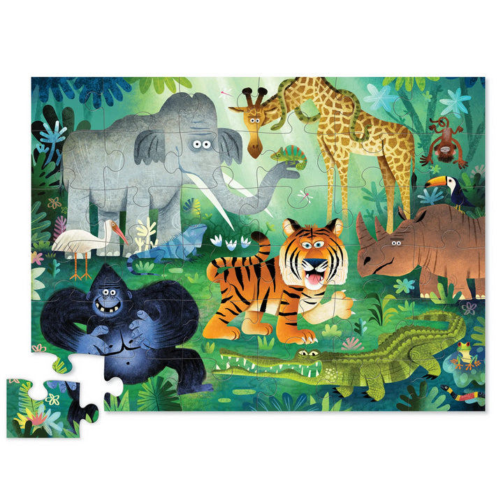Crocodile Creek 36-Piece Floor Puzzle (Wild Kingdom)