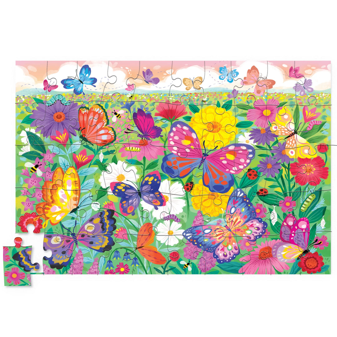 Crocodile Creek 50-Piece Holographic Foil Puzzle (Butterflies)
