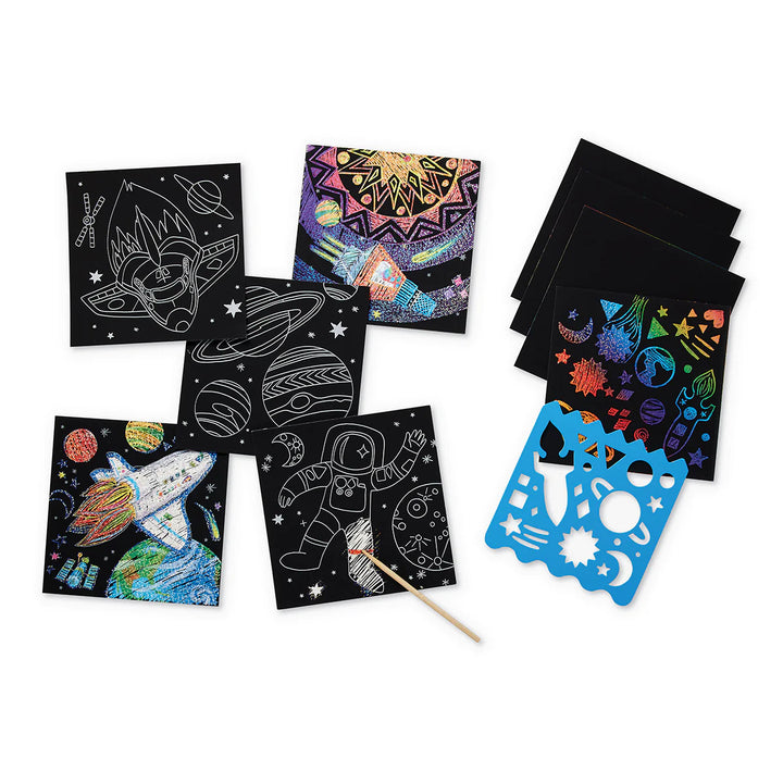 Crocodile Creek Sparkle Scratch Art (Galaxy)