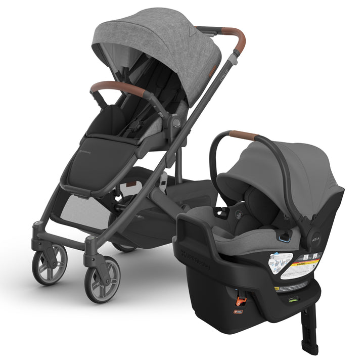 UPPAbaby Cruz V3 &amp; Aria V2 Travel System (Greyson)