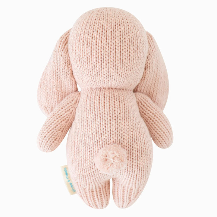 Cuddle + Kind Baby Animal Knit Doll (Rose Bunny)