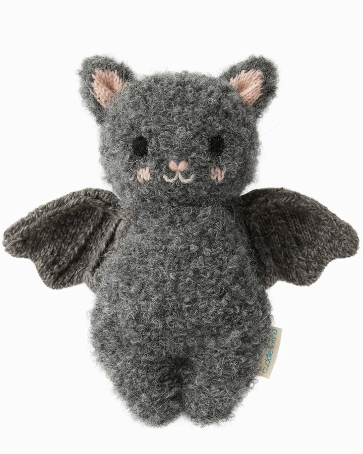 Cuddle + Kind Baby Animal Knit Doll (Charcoal Bat)