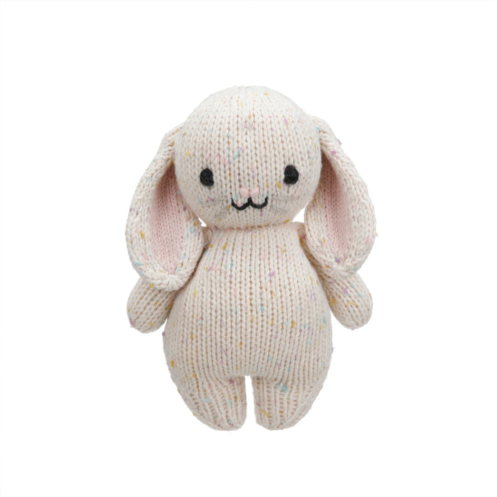 Cuddle + Kind Baby Animal Knit Doll (Confetti Bunny)
