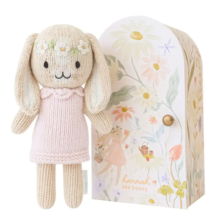 Cuddle + Kind Tiny Knit Doll (Hannah the Blush Bunny)