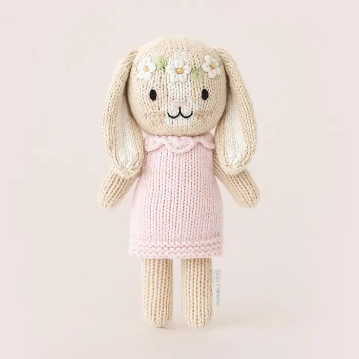 Cuddle + Kind Tiny Knit Doll (Hannah the Blush Bunny)