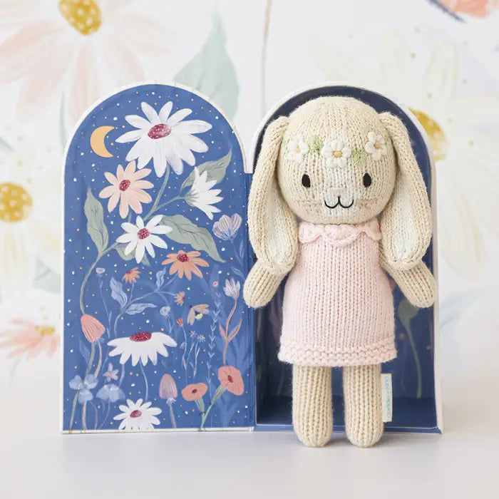 Cuddle + Kind Tiny Knit Doll (Hannah the Blush Bunny)