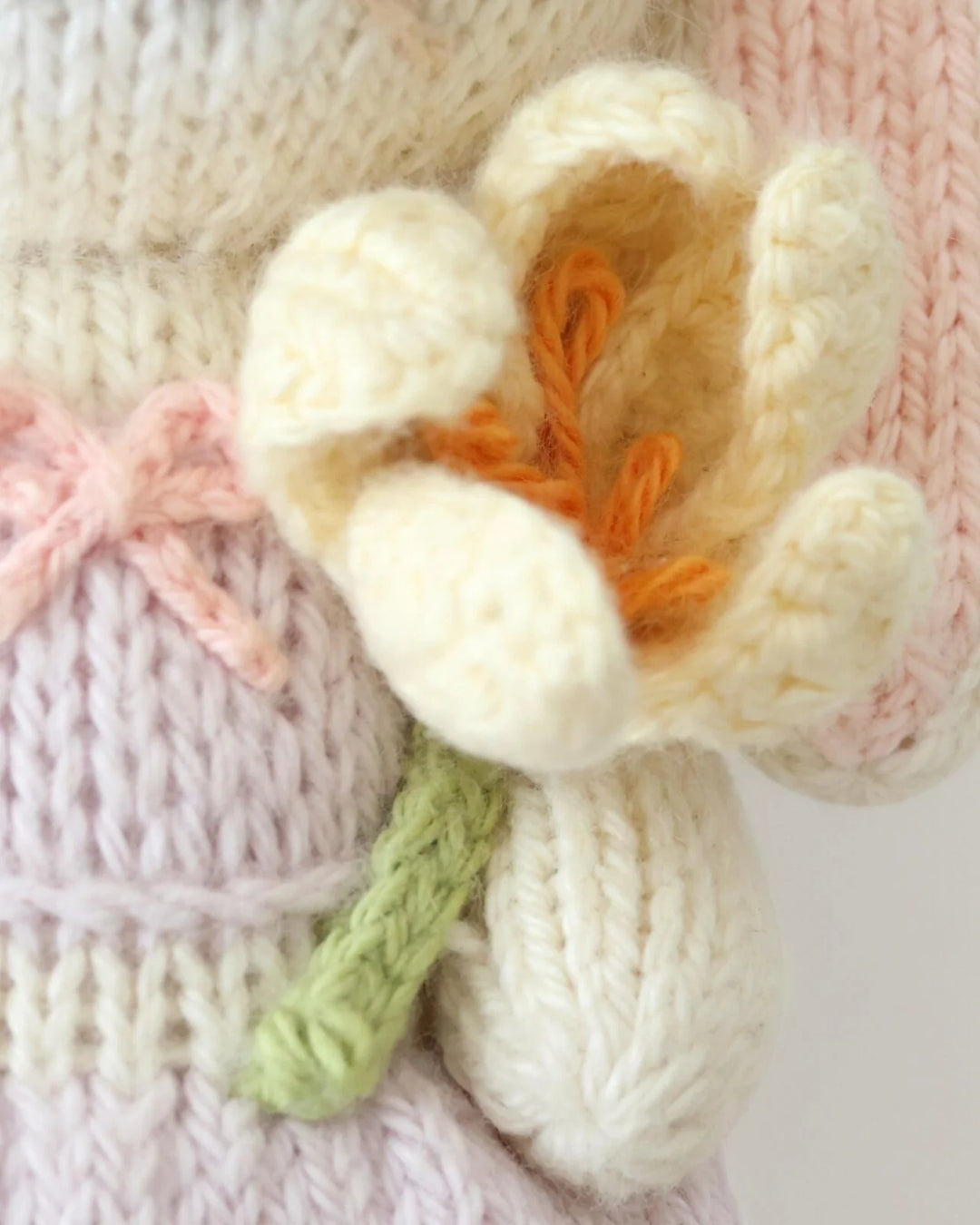 Cuddle + Kind Tiny Knit Doll (Lavender the Bunny)