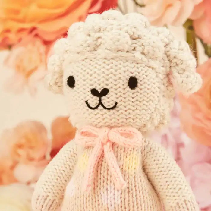 Cuddle + Kind Tiny Knit Doll (Lucy the Pastel Lamb)
