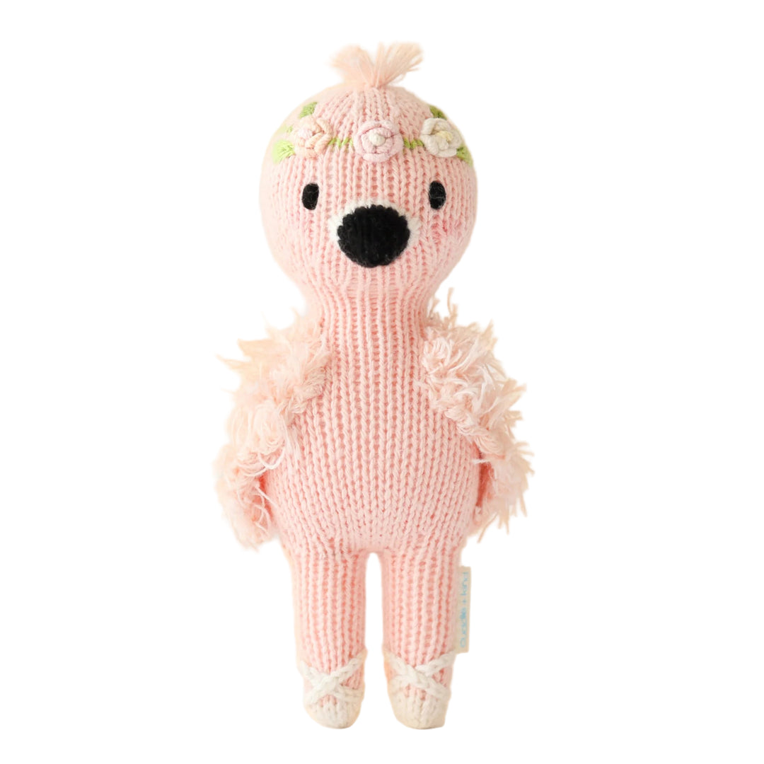 Cuddle + Kind Tiny Knit Doll (Penelope the Flamingo)