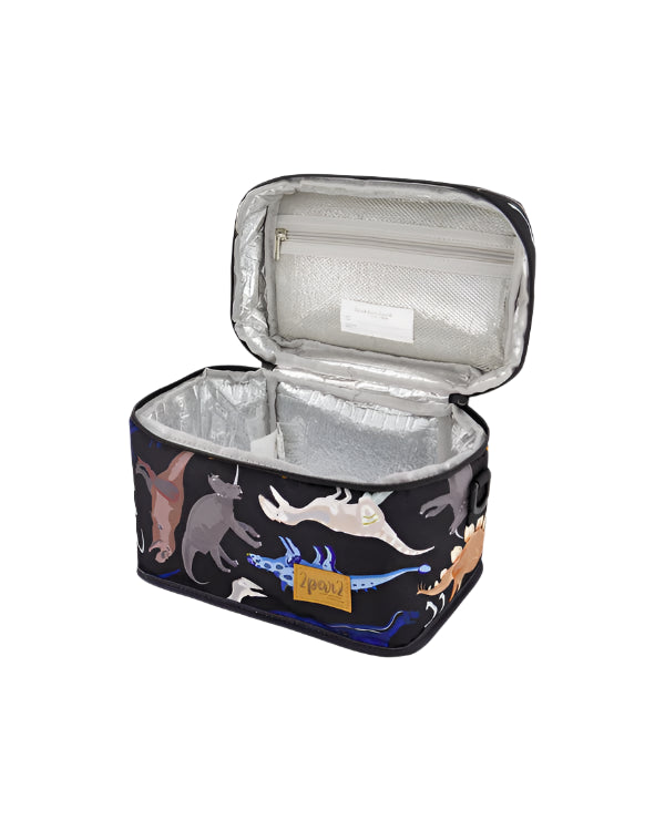 Deux par Deux Lunch Box (Black Dinos)
