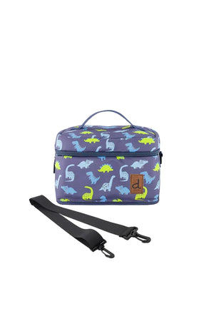 Deux par Deux Lunch Box (Blue Dinos)
