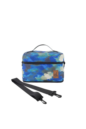 Deux par Deux Lunch Box (Blue & Grey Camo)