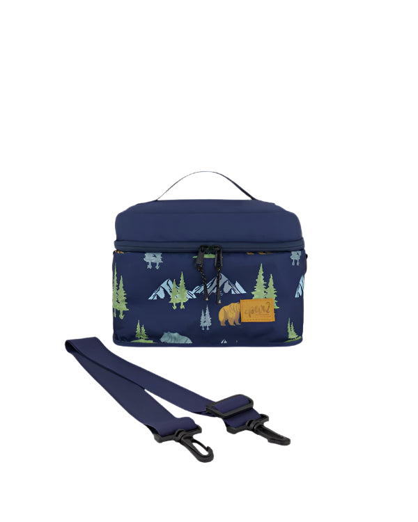 Deux par Deux Lunch Box (Navy Bears)