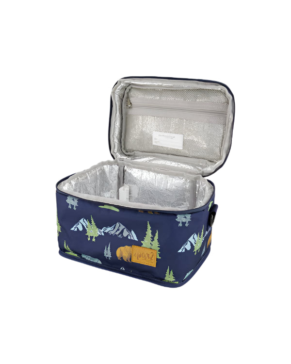 Deux par Deux Lunch Box (Navy Bears)
