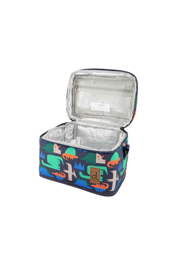 Deux par Deux Lunch Box (Geometric Dinosaur)