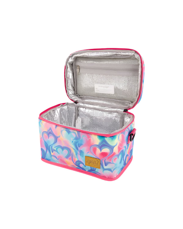 Deux par Deux Lunch Box (Rainbow Hearts)