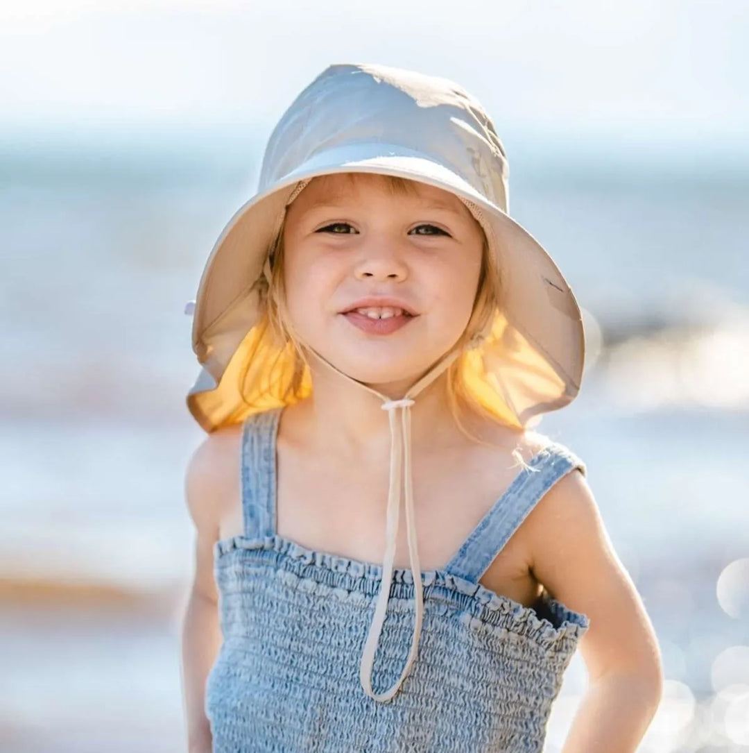 Calikids S2314 Summer UV Hat (Almond)