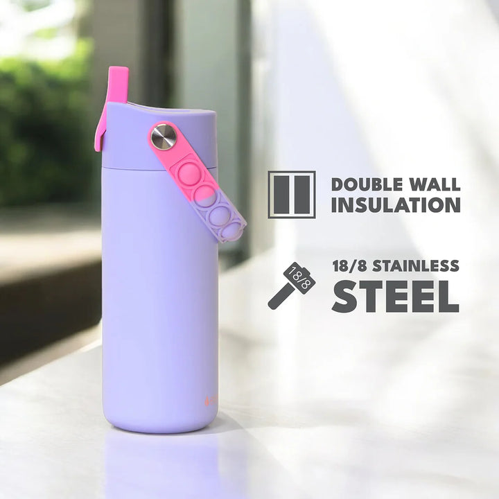 Elemental Core 18oz Pop Bottle (Lilac Tye Dye)