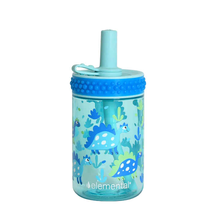 Elemental Totsy Bubble 12oz Sippy Cup (Dino Blues)