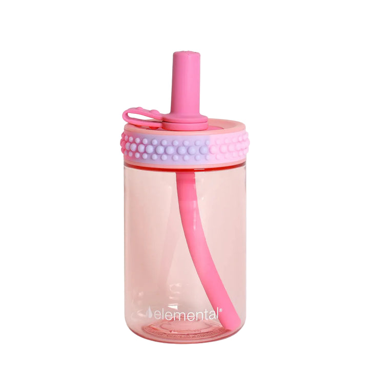 Elemental Totsy Bubble 12oz Sippy Cup (Rose Tie Dye)