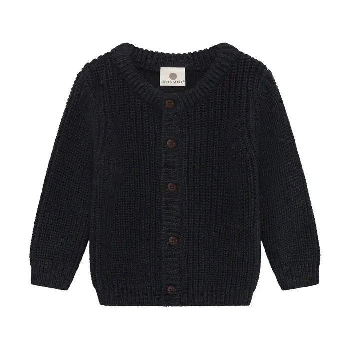 En Fant Knit Cardigan (Kombu Green)
