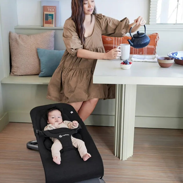Ergobaby 3-in-1 Evolve Bouncer (Onyx Black)