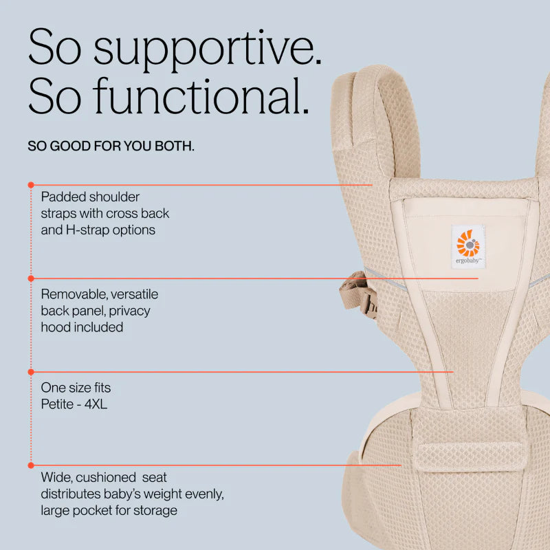 Ergobaby Alta Hip Seat (Onyx Black)