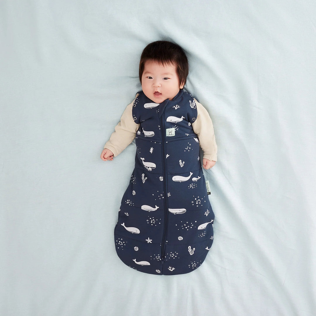 ergoPouch Cocoon Swaddle Bag 1 TOG (Whales)