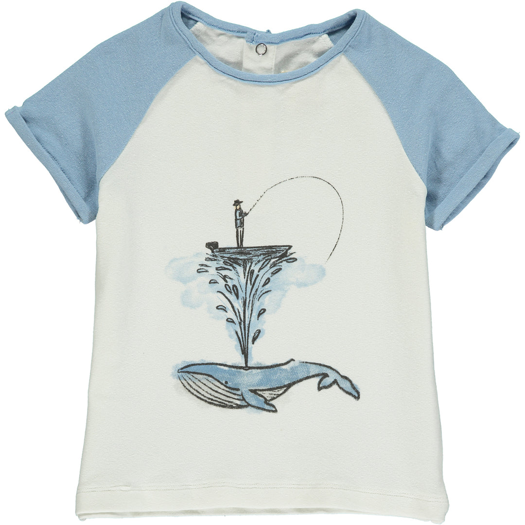Ettie + H Ruan Short Sleeve T-Shirt (White Whale)