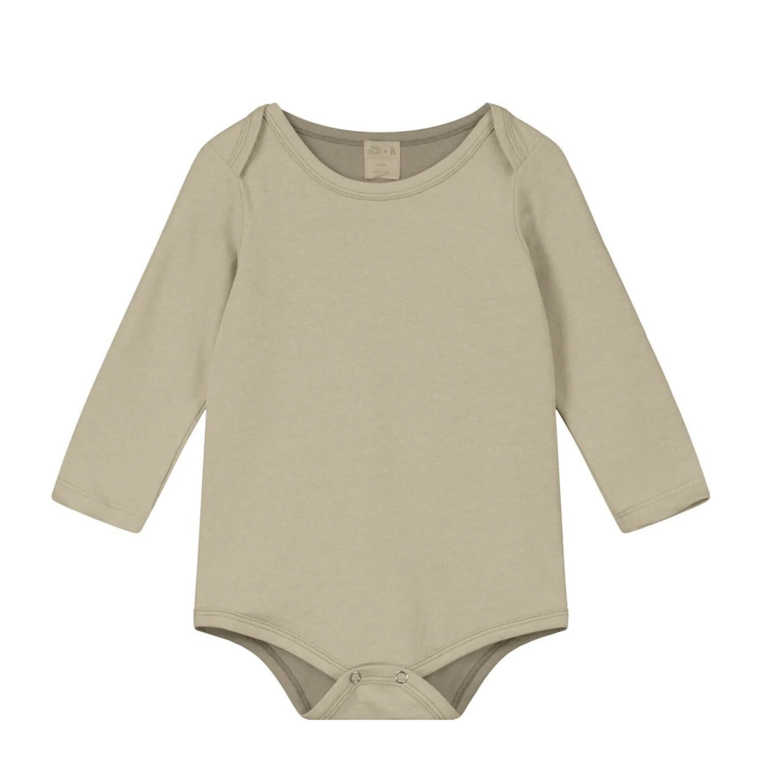 ettie + h Toni Long Sleeve Onesie (Oatmeal)