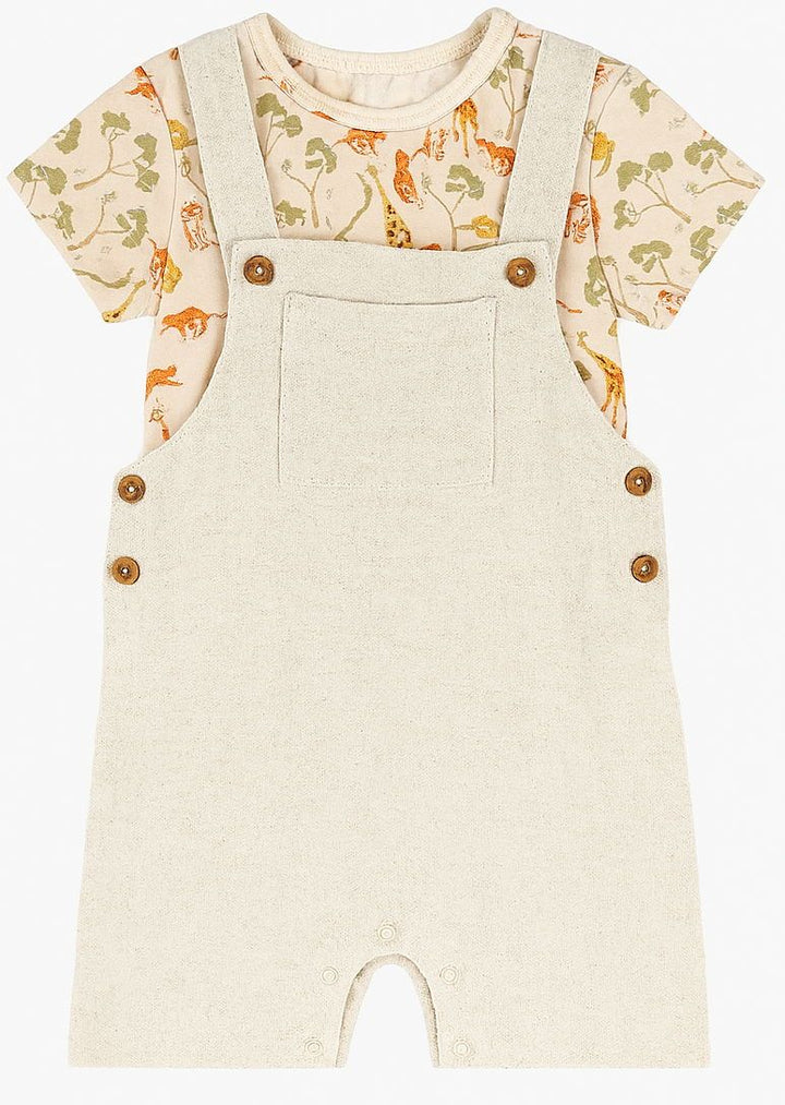 ettie + h Wella Gauze Overalls (Safari)