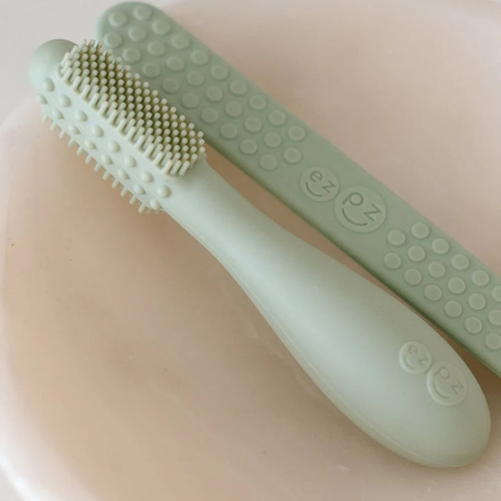EzPz Baby-Led Toothbrush (Sage)