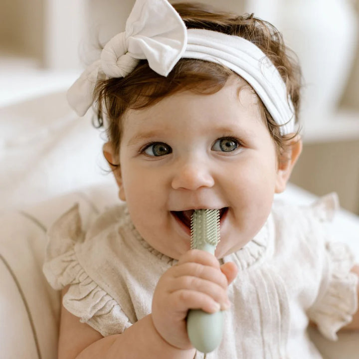 EzPz Baby-Led Toothbrush (Sage)