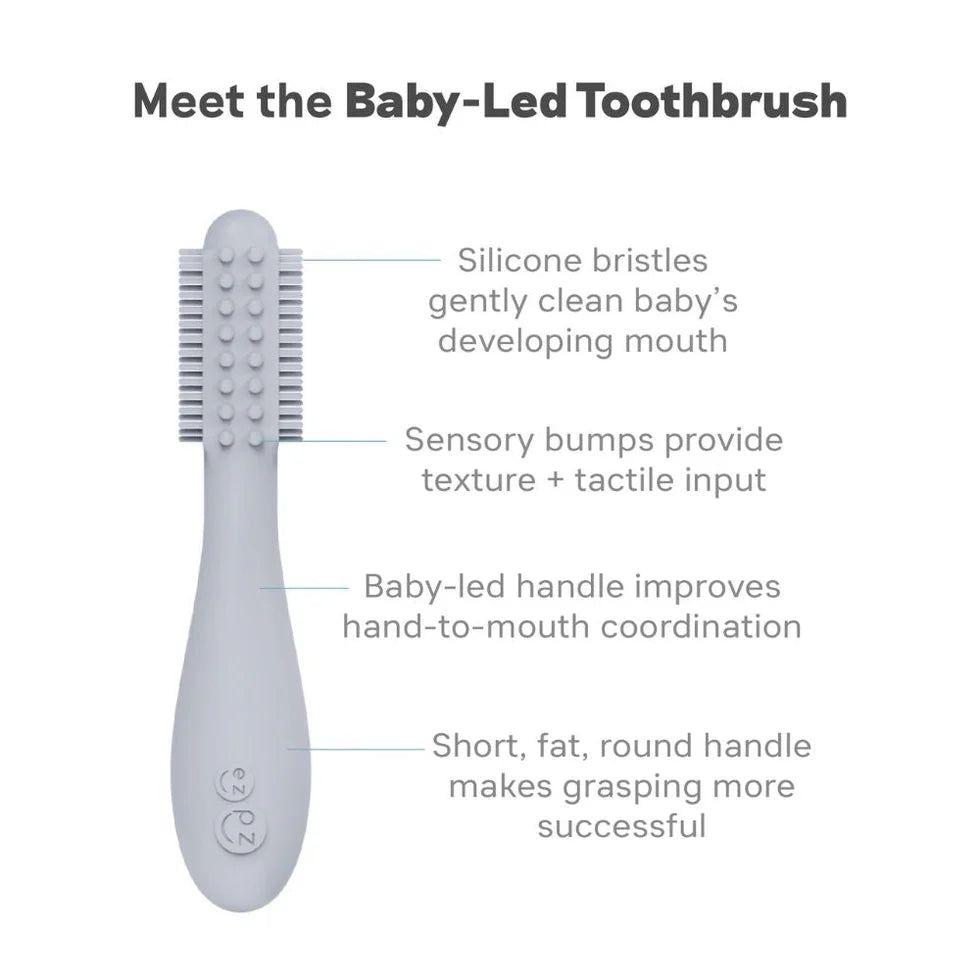 EzPz Baby-Led Toothbrush (Sage)