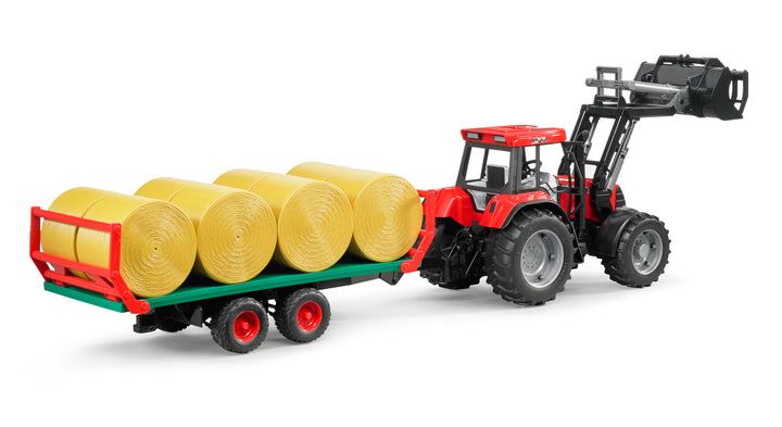 Bruder Bale Transport Trailer with 8 Round Bales