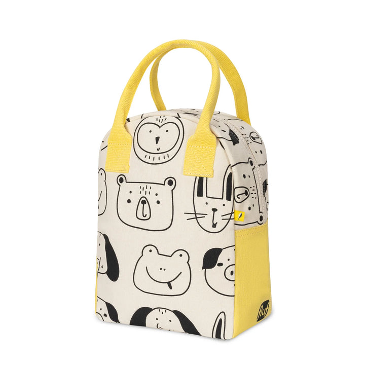 Fluf Zipper Lunch Bag (Animal Friends)