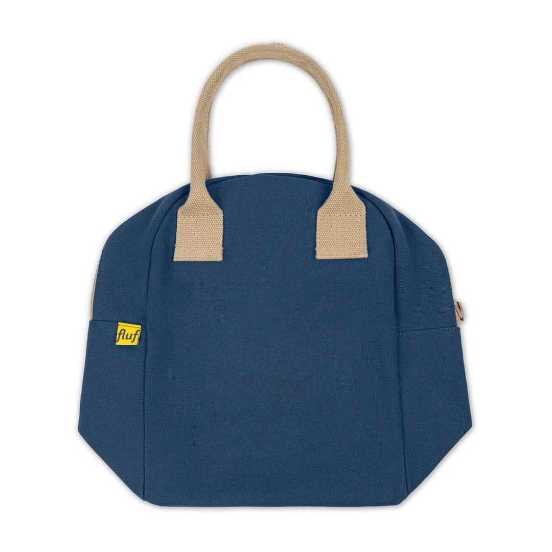Fluf Zipper Lunch Bag (Classic Navy)