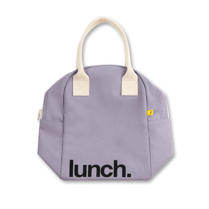 Fluf Zipper Lunch Bag (Lunch Lavender)